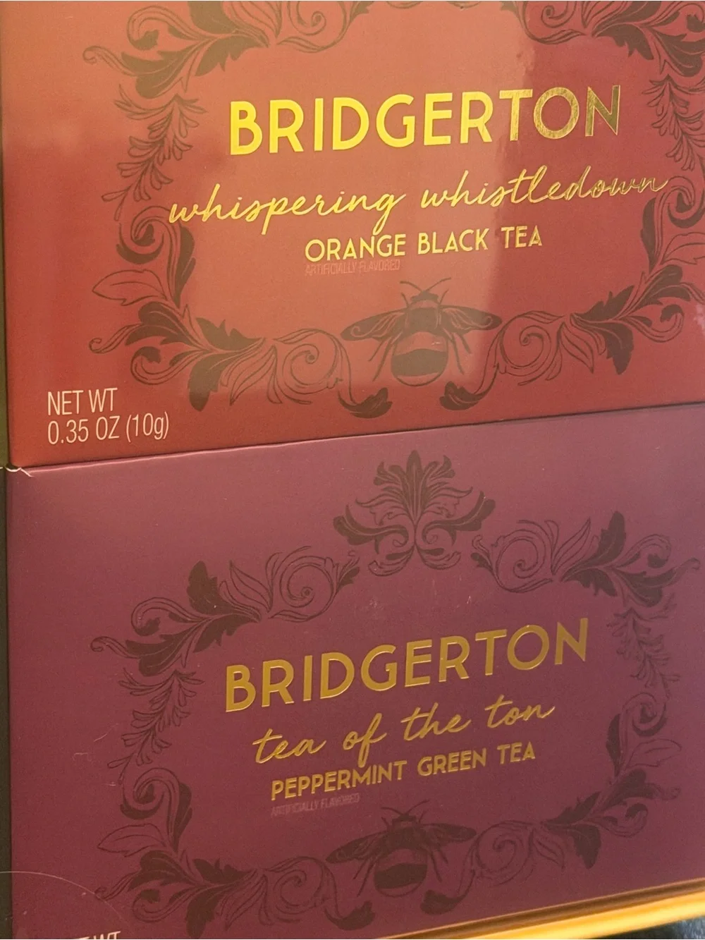 Bridgerton NWT “Talk of the Ton” Tea Book Gift Set - 8 Assorted Flavored Teas